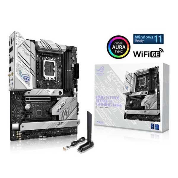 Asus ROG Strix B760-A Gaming WIFI ATX Motherboard (Intel Socket LGA 1700, DDR5, Wi-Fi 6E)