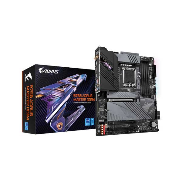 Gigabyte B760 Aorus Master Motherboard (Intel Socket LGA 1700, DDR4, Wi-Fi 6E)