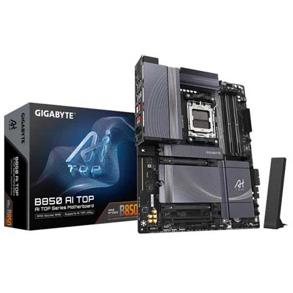 Gigabyte B850 AI TOP ATX Motherboard (AMD Socket AM5, DDR5, WiFi 7)
