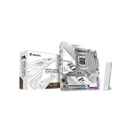 Gigabyte B850M AORUS ELITE ICE WIFI M-ATX Motherboard (AMD Socket AM5, DDR5, Wi-Fi 6E)