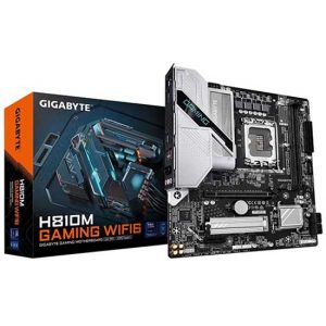 Gigabyte H810M GAMING WIFI M-ATX Motherboard (Intel Socket LGA1851, DDR5, WiFi 6E)
