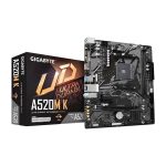 Gigabyte A520M K M-ATX Motherboard (AMD Socket AM4, DDR4)