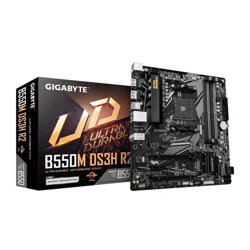 Gigabyte B550M DS3H R2 M-ATX Motherboard (AMD Socket AM4, DDR4)