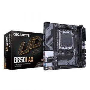 Gigabyte B650I AX WiFi M-ITX Motherboard (AMD Socket AM5, DDR5, Wi-Fi 6E)