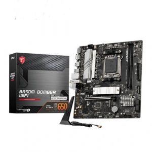 MSI B650M Bomber WIFI M-ATX Motherboard (AMD Socket AM5, DDR5, WiFi 6E)