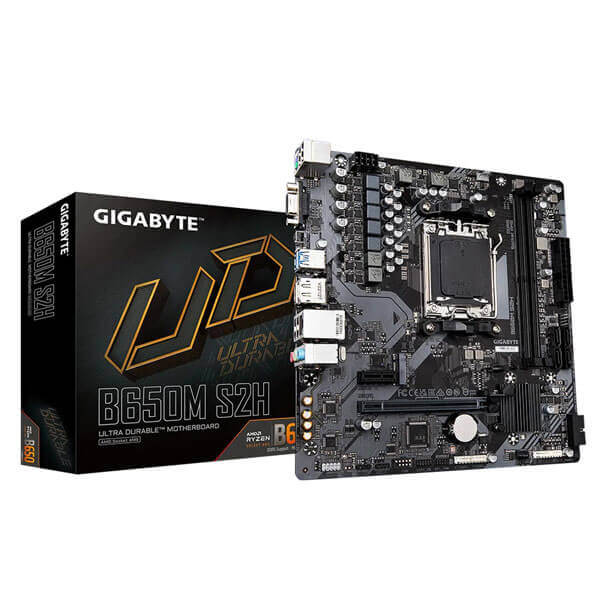 Gigabyte B650M S2H M-ATX Motherboard (AMD Socket AM5, DDR5)