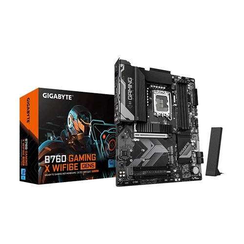 Gigabyte B760 Gaming X WiFi6E GEN5 ATX Motherboard (Intel Socket LGA 1700, DDR5, Wi-Fi 6E)