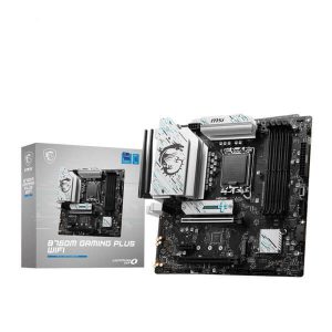 MSI B760M Gaming Plus WIFI M-ATX Motherboard (Intel Socket LGA 1700, DDR5, Wi-Fi 6E)