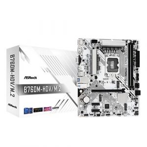 ASRock B760M HDV/M.2 M-ATX Motherboard (Intel Socket LGA 1700, DDR5)