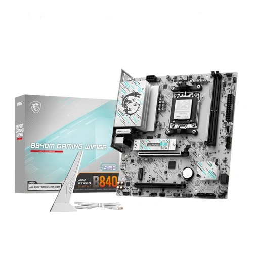 MSI B840M Gaming WIFI M-ATX Motherboard (AMD Socket AM5, DDR5, WIFI 6E)