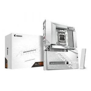 Gigabyte B850 Aorus Stealth Ice WIFI ATX Motherboard (AMD Socket AM5, DDR5, Wi-Fi 7)