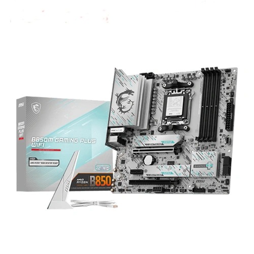 MSI B850M Gaming Plus WIFI M-ATX Motherboard (AMD Socket AM5, DDR5, Wi-Fi 7)