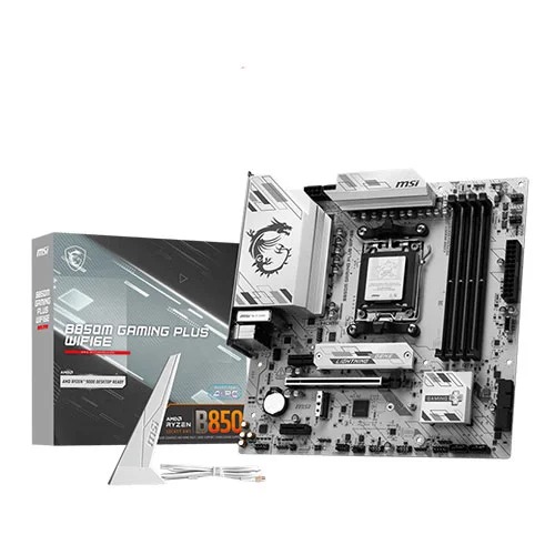 MSI B850M Gaming Plus WIFI M-ATX Motherboard (AMD Socket AM5, DDR5, WiFi 6E)