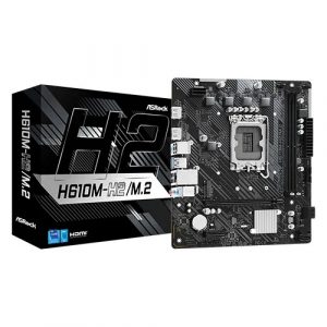 ASRock H610M-H2/M.2 M-ATX Motherboard (Intel Socket LGA1700, DDR4)