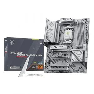MSI MAG B850 Gaming Plus Max WiFi ATX Motherboard (AMD Socket AM5, DDR5, Wi-Fi 7)