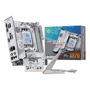 MSI Mpg X870I Edge Ti Evo WiFi M-ITX Motherboard (AMD Socket AM5, DDR5, Wi-Fi 7)