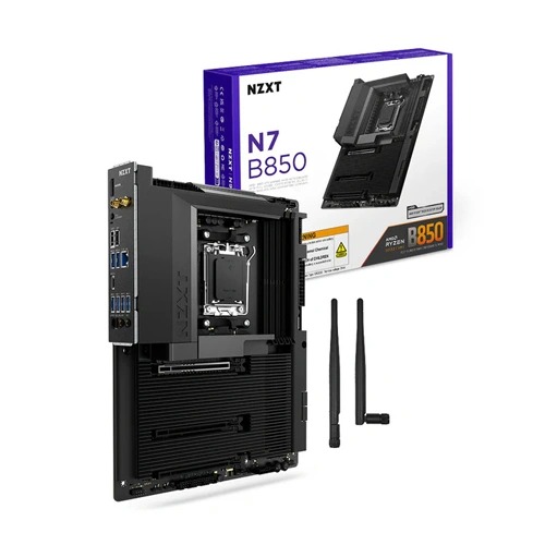 Nzxt N7 B850 WiFi ATX Motherboard (AMD Socket AM5, DDR5, Wi-Fi 6E)