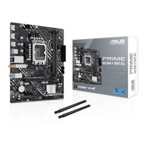 Asus PRIME H610M-F WIFI D4 M-ATX Motherboard (Intel Socket LGA1700, DDR4, Wi-Fi 6)