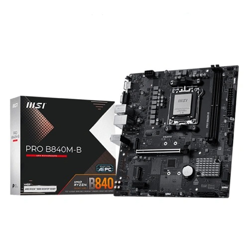MSI Pro B840M-B M-ATX Motherboard (AMD Socket AM5, DDR5)