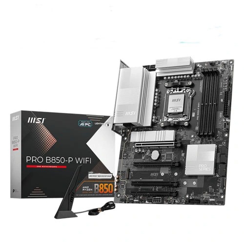 MSI Pro B850-P WIFI ATX Motherboard (AMD Socket AM5, DDR5, WiFi 7)