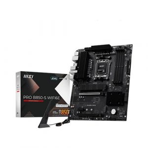 MSI Pro B850-S WiFi ATX Motherboard (AMD Socket AM5, DDR5, Wi-Fi 6E)