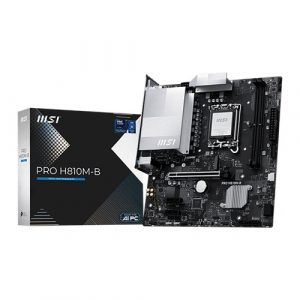 MSI PRO H810M-B DDR5 M-ATX Motherboard (Intel Socket LGA1851, DDR5)