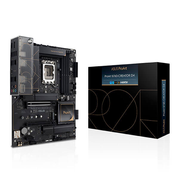 Asus ProArt B760 Creator D4 ATX Motherboard (Intel Socket LGA 1700, DDR4)