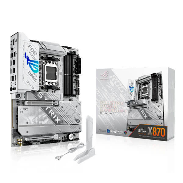 Asus ROG Strix X870-A Gaming WIFI ATX Motherboard (AMD Socket AM5, DDR5, Wi-Fi 7)