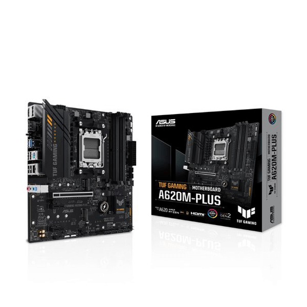 Asus TUF Gaming A620M-Plus Motherboard (AMD Socket AM5, DDR5)