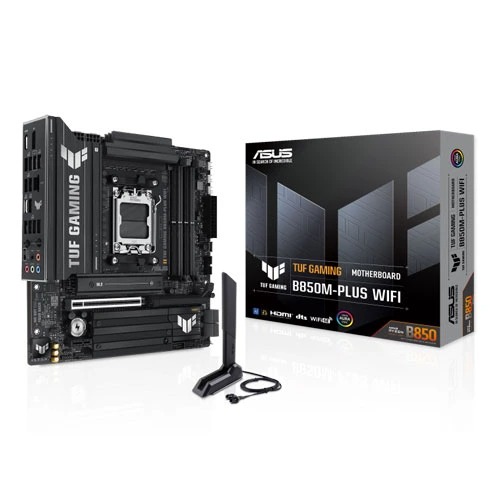 ASUS TUF Gaming B850M-Plus WIFI M-ATX Motherboard (AMD Socket AM5, DDR5, WiFi 6E)