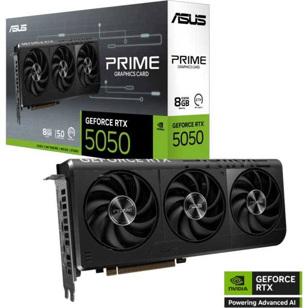 ASUS Prime RTX 5050 8GB Triple Fan Graphic Card