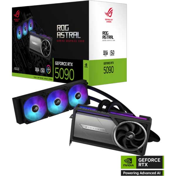ASUS ROG Astral LC RTX 5090 32GB GDDR7 Quad Fan Graphic Card