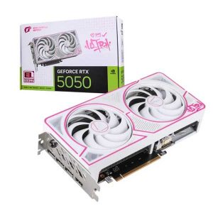 COLORFUL iGame RTX 5050 Ultra W Duo OC 8GB-V White GDDR7 Triple Fan Graphic Card