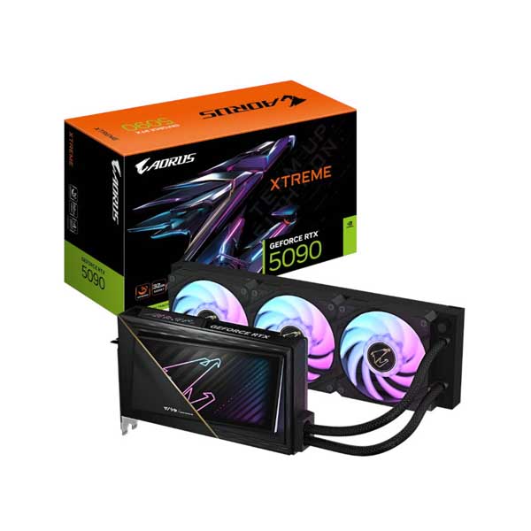 Gigabyte AORUS RTX 5090 Xtreme Waterforce 32GB GDDR7 Triple Fan Graphics Card
