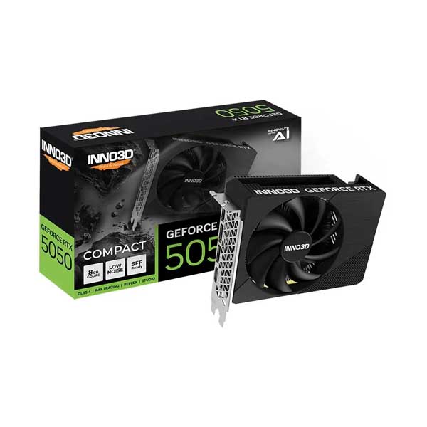 INNO3D RTX 5050 Compact 8GB GDDR6 Dual Fan Graphics Card