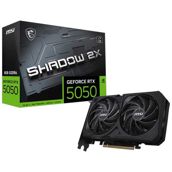 MSI RTX 5050 Shadow 2X 8GB Dual Fan Graphic Card
