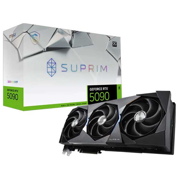 MSI RTX 5090 Suprim OC 32GB GDDR7 Triple Fan Graphic Card