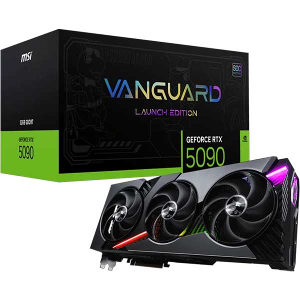 MSI RTX 5090 Vanguard SOC Launch Edition 32GB Triple Fan Graphic Card