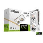 ZOTAC RTX 5050 Twin Edge OC 8GB GDDR6 White Dual Fan Graphics Card