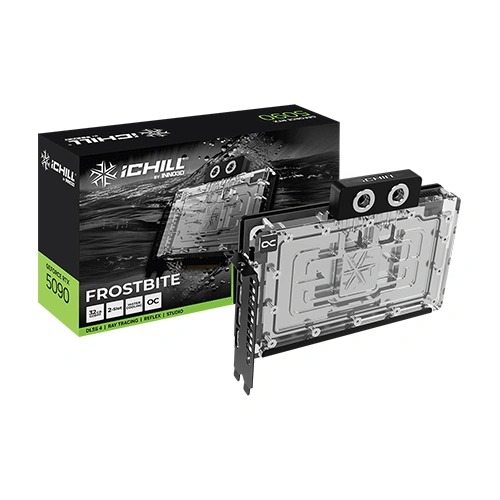 INNO3D RTX 5090 Ichill Frostbite 32GB Water Cooling Graphics Card
