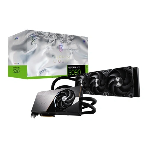 MSI RTX 5090 Suprim Liquid SOC 32GB GDDR7 Triple Fan Graphics Card