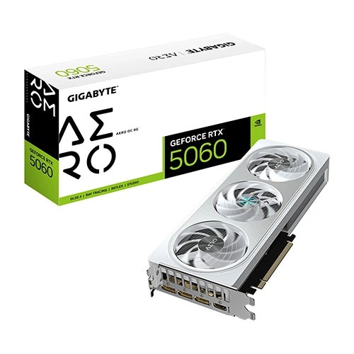 Gigabyte RTX 5060 Aero OC 8GB GDDR7 Graphics Card