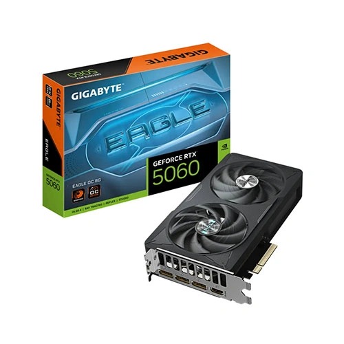 Gigabyte RTX 5060 Eagle OC 8GB GDDR7 Dual Fan Graphics Card