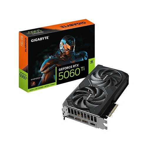 Gigabyte RTX 5060 Ti Windforce 16GB GDDR7 Dual Fan Graphics Card