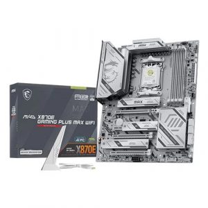 MSI MAG X870E Gaming PLUS MAX ATX Motherboard (AMD Socket AM5, DDR5, Wi-Fi 7)