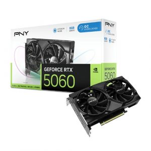 PNY RTX 5060 OC 8GB GDDR7 Dual Fan Graphics Card