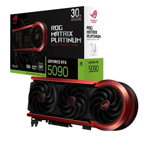 Asus ROG Matrix Platinum RTX 5090 32GB GDDR7 30th Anniversary Edition Quad Fan Graphics Card
