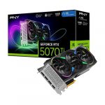 PNY RTX 5070 Ti ARGB OC 16GB GDDR7 Triple Fan Graphics Card