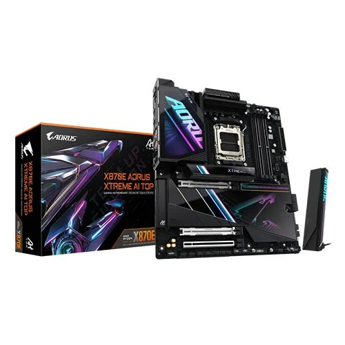 Gigabyte X870E Aorus Xtreme AI Top E-ATX Motherboard (AMD Socket AM5, DDR5, Wi-Fi 7)