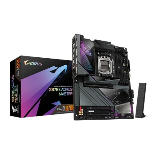 GIGABYTE X870E AORUS Master ATX Motherboard (AMD Socket AM5, DDR5, Wi-Fi 7)